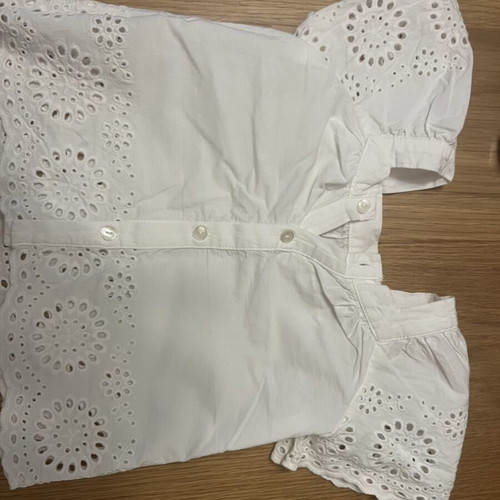 Zara baby shirt 12-18 months, like new, eyelet design