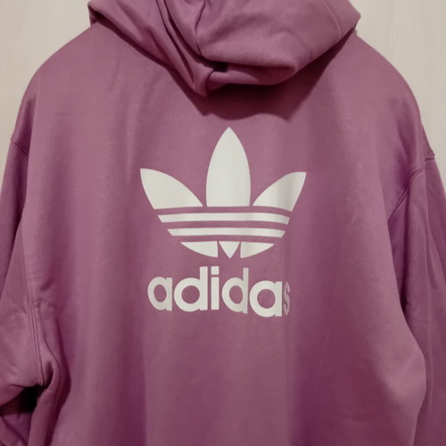 Adidas Originals Trefoil Hoodie, dusty pink mauve, size M