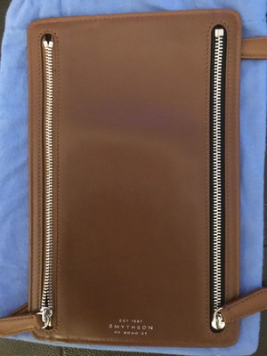 Smythson Leather Wallet new, 4 card slots