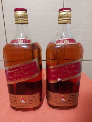Johnnie Walker Red Label Highest Awards used, pack of 2 x 2L