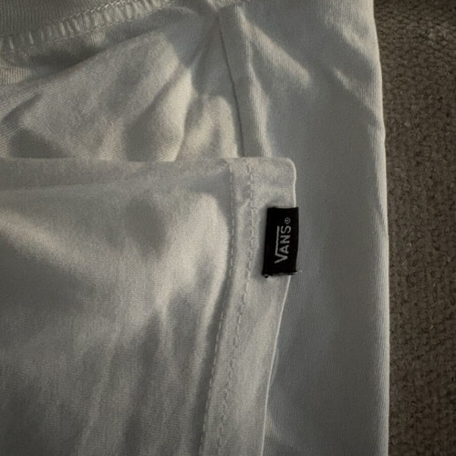 Vans T-shirt like new, white and green, size S