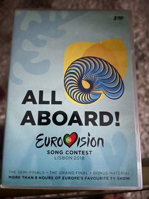Eurovision 2018 3 set DVD like new