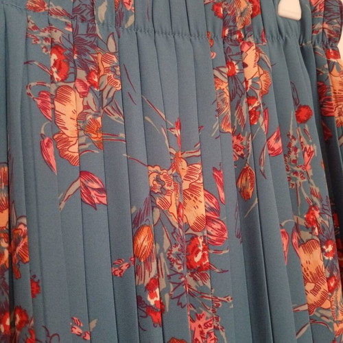 Zara midi pleated skirt multicolor like new