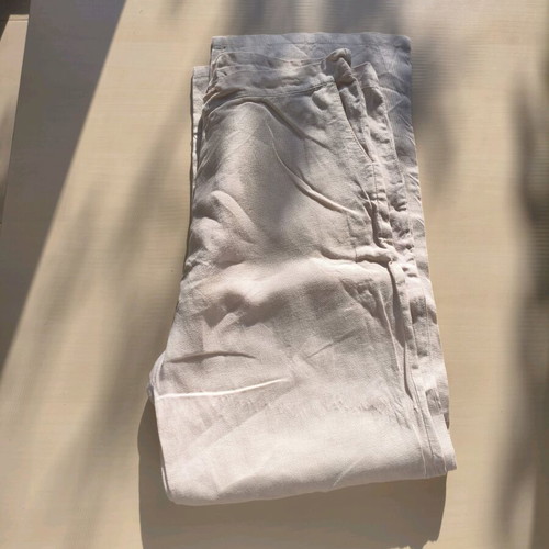 Linen pants Matis like new, small, beige, size 34-36