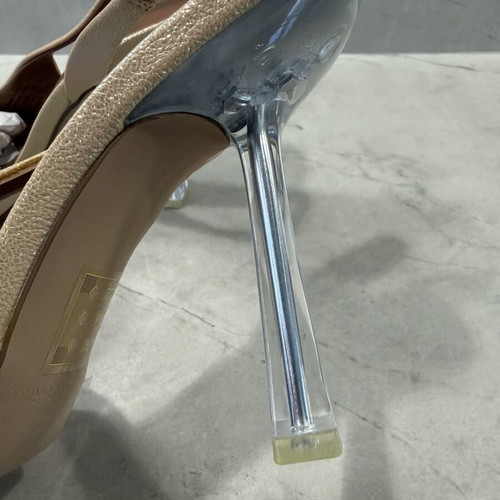 Call It Spring Iridescent Champagne Vegan Slingback Pumps EU 37.5