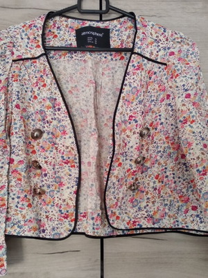 Atmosphere Floral Cardigan like new, women's XS, 3/4 sleeves