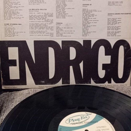 Sergio Endrigo vinyl used