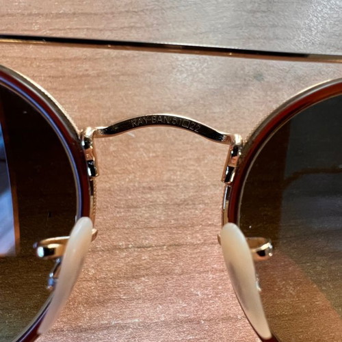 RayBan 3637-N women's sunglasses new, gold
