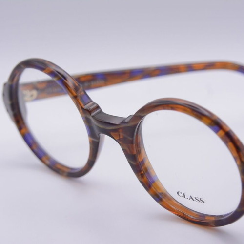 Class Vintage 80s Eyeglasses new, blue brown