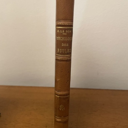 Βιβλίο Gustave Le Bon Psychologie des Foules μεταχειρισμένο, γαλλική έκδοση 1918