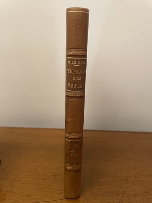 Βιβλίο Gustave Le Bon Psychologie des Foules μεταχειρισμένο, γαλλική έκδοση 1918