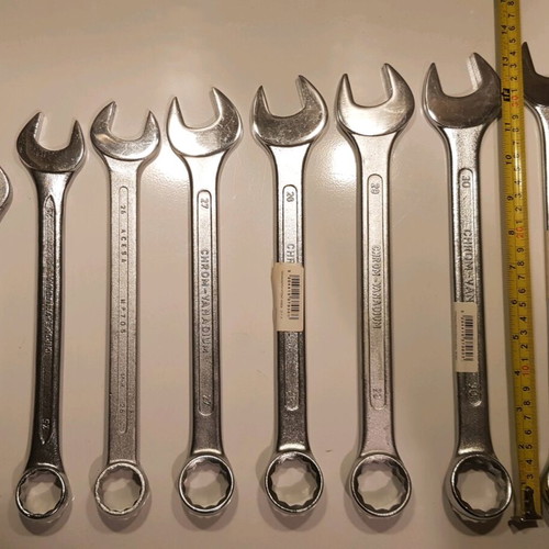 German ring spanner set Large used