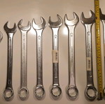 German ring spanner set Large used