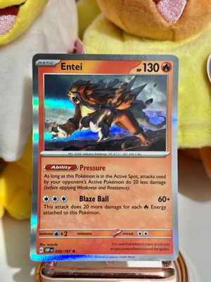 Pokemon Entei σαν καινούργιο