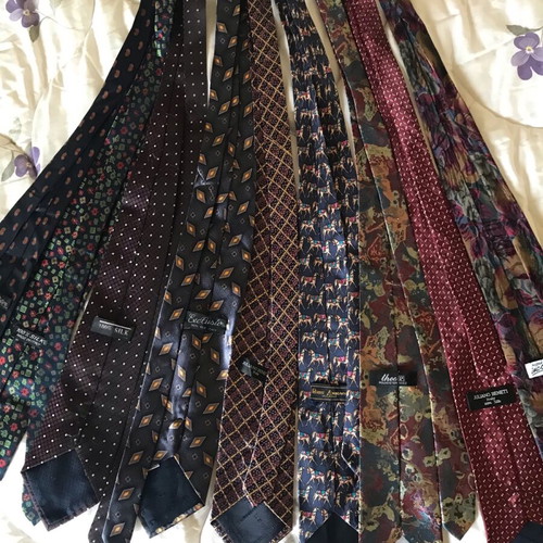 Versace Silk Ties like new, multicolor, made in Italy