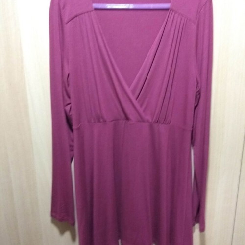 Celestino wrap bodysuit with pleats in Bordeaux new