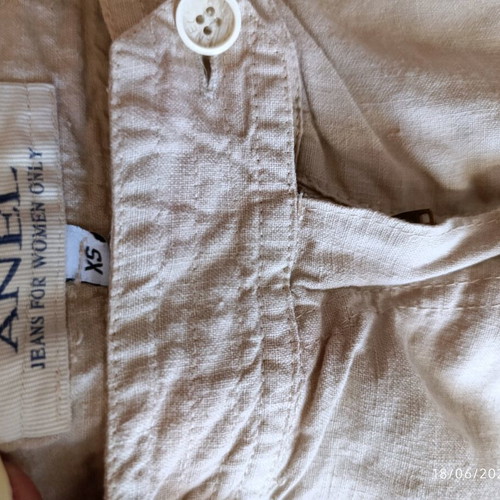 Linen Beige Shorts - xsmall Safari Style