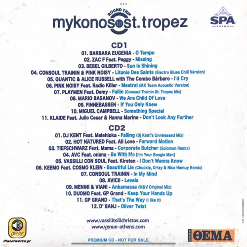 Mykonos St. Tropez 2 CD used, electronic music