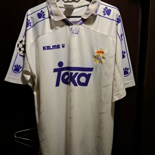 Real Madrid 97-98 Savio Bortolini jersey used, authentic, size Large