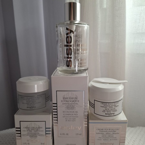 Sisley Paris Άδεια βάζα καλλυντικών σαν καινούργιο με κουτιά και σπάτουλα