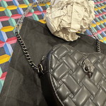 Kurt Geiger London Kensington shoulder bag, black quilted