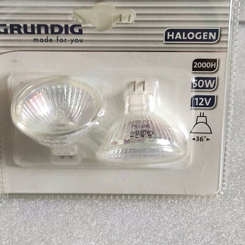 Halogen bulbs 50watt warm light GU 5.3 12volt pack of 12 new