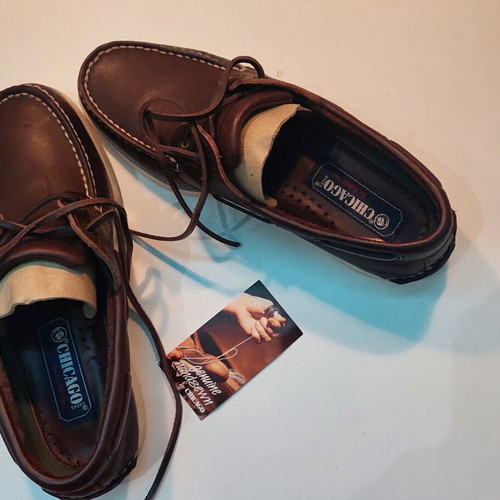 Chicago Casual Shoes size 42 new, brown boat style