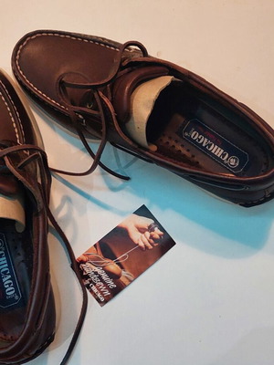 Chicago Casual Shoes size 42 new, brown boat style