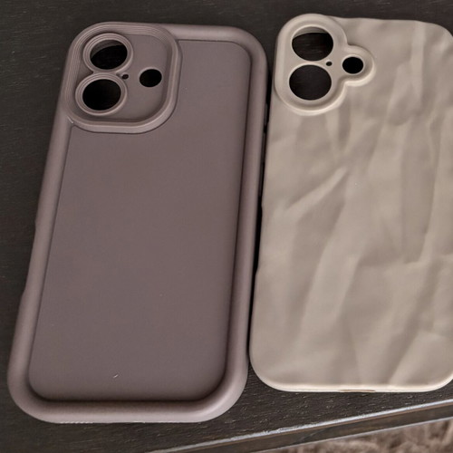 iPhone 16 cases new, set of 4 with matte and glass feel