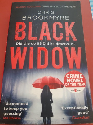 Βιβλίο Chris Brookmyre Black Widow, αδιάβαστο, σε άριστη κατάσταση