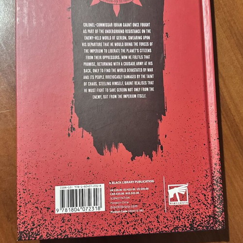 The Armour of Contempt Warhammer 40,000 book like new, hardback 2024