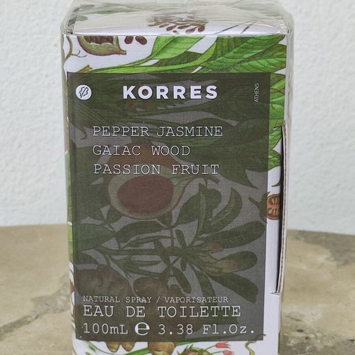 Korres Pepper Jasmine Gaiac Wood Passion Fruit Eau de Toilette 100ml new