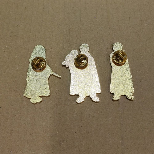 Harry Potter pins new, set of 3 metal