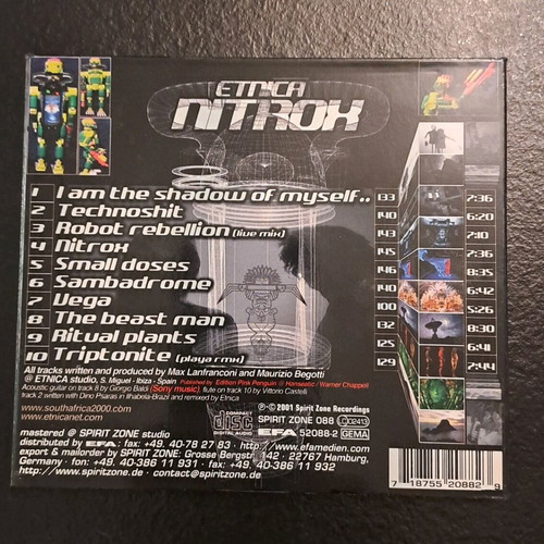 Etnica Nitrox CD like new, electronic music