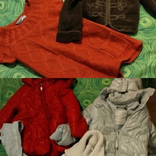 Girls clothes used, 6 pcs, dress and jackets 2-3 years, Sprider, Vertbaudet, Orchestra