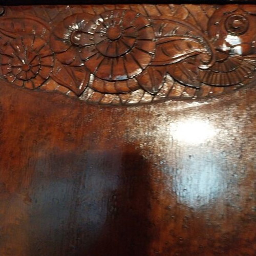 Wardrobe solid walnut used, dimensions 180x214x54 cm