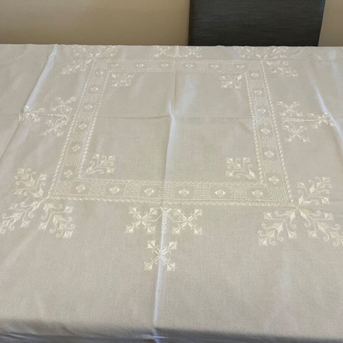 Handmade tablecloth in Lefkadian style new