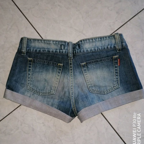 Miss Denim No 28 jean shorts like new, women's blue