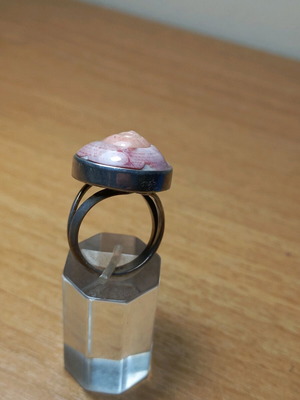 Silver ring size 54 new