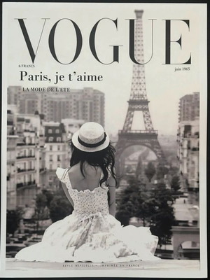 Paris Je T’aime Vogue Style Decorative Print like new
