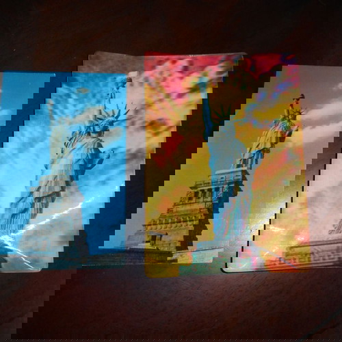 Νέα Υόρκη Άγαλμα της Ελευθερίας 5 κάρτες μεταχειρισμένες, όλες μαζί