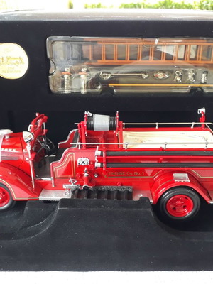 Αυτοκίνητο Μινιατούρα Ford 1938 Fire Engine Die Cast Metal καινούργιο