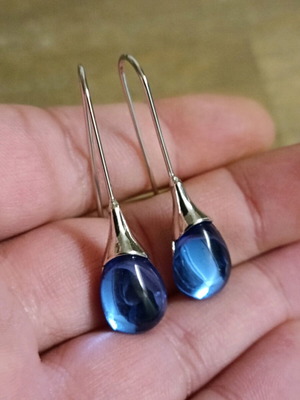 Women's lightweight stainless steel teardrop earrings new