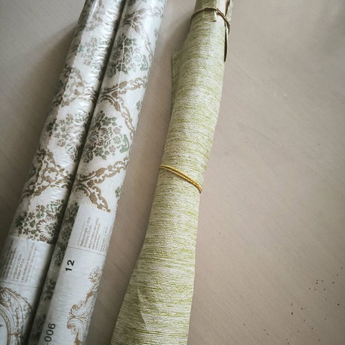 Vintage wallpaper German origin like new, floral and embossed designs