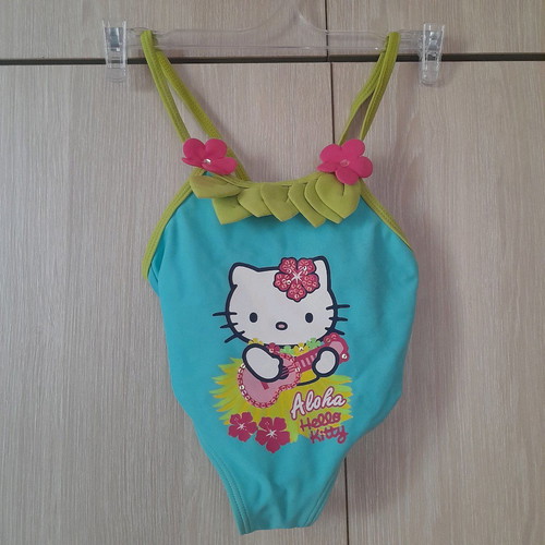 Hello Kitty one-piece swimsuit for 6-9 months, 68 cm new