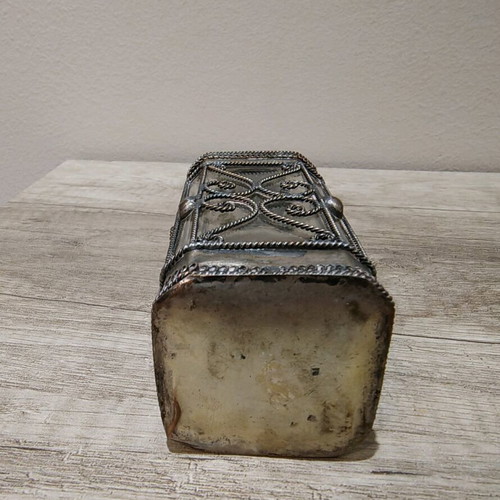 Old perfume bottle used