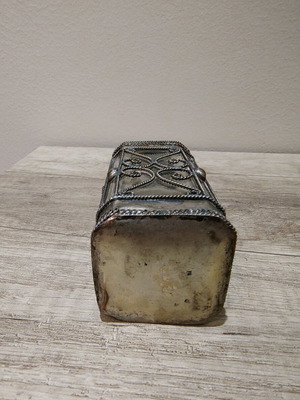 Old perfume bottle used