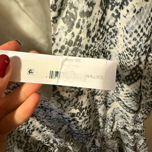 Steve Madden dress new with tags, size M, black and white