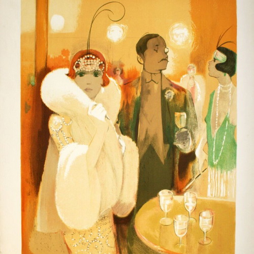 Lithograph numbered and signed by Peltriaux Bernard like new