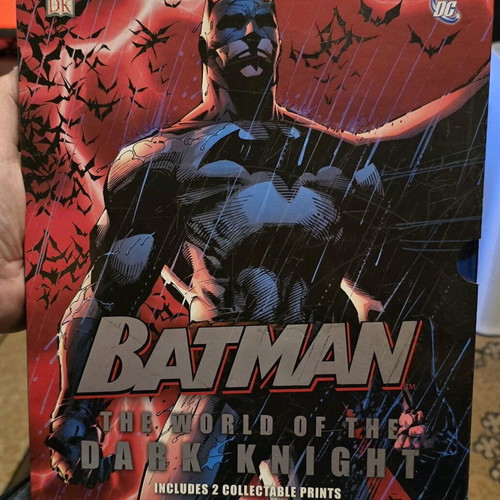 Batman The World of the Dark Knight book like new with hardcover and collectible cards